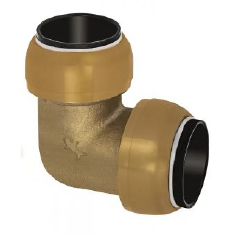 Winkelverbinder 90° »sharkbite« aus Messing, alle Größen